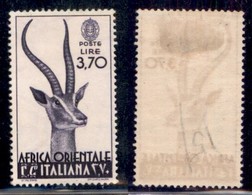 Colonie - Africa Orientale Italiana - 1938 - 3,70 Lire Soggetti Vari (17) - Gomma Originale (90) - Autres & Non Classés
