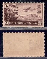 Colonie - Africa Orientale Italiana - 1938 - 10 Lire Soggetti Vari (10) - Gomma Integra (50) - Other & Unclassified