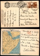 Colonie - Africa Orientale Italiana - Posta Militare 101 (P.ti 3) - 15 Cent (206-Eritrea) Su Cartolina Franchigia Per Ma - Andere & Zonder Classificatie
