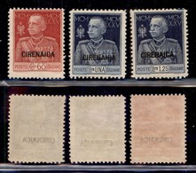 Colonie - Cirenaica - 1925/1926 - Giubileo (23/25) - Serie Completa - Gomma Originale - Andere & Zonder Classificatie