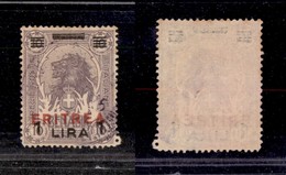 Colonie - Eritrea - 1924 - 1 Lira Su 10 Anna (86) - Usato (35) - Andere & Zonder Classificatie