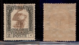 Colonie - Libia - 1921 - 2 Cent Pittorica (22) - Gomma Integra (25) - Autres & Non Classés