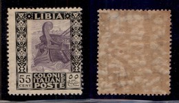 Colonie - Libia - 1921 - 55 Cent Pittorica (29) - Centro Spostato - Gomma Originale (50+) - Other & Unclassified