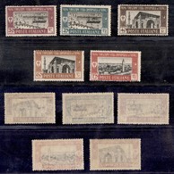 Colonie - Libia - 1927 - 1° Fiera Di Tripoli (66/70) - I Primi 5 Valori Della Serie Gomma Integra (62.5) - Autres & Non Classés