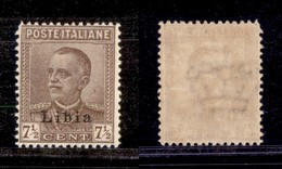 Colonie - Libia - 1929 - 7 1/2 Cent Parmeggiani Soprastampato (78) - Ottimamente Centrato - Gomma Originale - Molto Bell - Autres & Non Classés