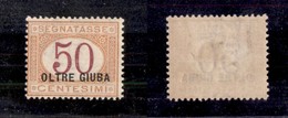 Colonie - Oltre Giuba - 1925 - 50 Cent Soprastampato (6) - Gomma Originale (55) - Otros & Sin Clasificación