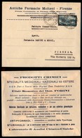 Repubblica - 12 Lire Risorgimento (586) Isolato Su Busta Pubblicitaria (medicinali) Per Città - Firenze 13.9.48 - Altri & Non Classificati