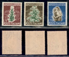 Repubblica - 1950 - Tabacco (629/631) - Serie Completa - Gomma Integra (120) - Altri & Non Classificati