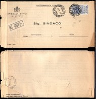 Repubblica - 60 Lire Leonardo (687) Isolato Su Piego Raccomandato Da Genova A Sora Del 21.3.53 - Autres & Non Classés