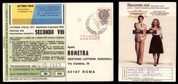 Repubblica - Falso Per Posta - 150 Lire (F 1083 A) Isolato Su Cartolina Da Taranto A Roma Del 5.12.77 - Cert. Diena (150 - Other & Unclassified