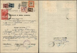 Repubblica - Certificato Di Buona Condotta - Palermo 13.3.50 - Autres & Non Classés