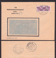 Germany DDR ZKD B11 (9004) Kreisaufdruck GOTHA Blechbearbeitungsmaschinenwerk - Brieven En Documenten