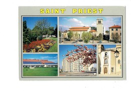 Cpm - 69 - Saint Priest - Multivues - Immeuble - Saint Priest