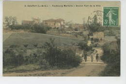 ASTAFFORT - Faubourg Martelle - Ancien Fort De La Ville (belle Carte Toilée) - Astaffort