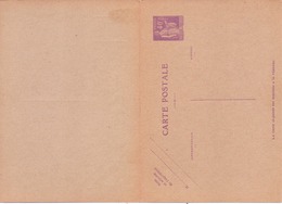 FRANCE - 281 CPRP1  CARTE POSTALE PAIX 40C VIOLET AVEC REPONSE PAYEE PAYEE NEUF COTE 140 EUR - Tarjetas Cartas