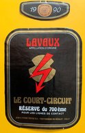 11161 - Lavaux Le Court-Circuit 1990 Réserve Du 700e Pour Les Lignes De Contact - 700 Años De La Confederación Helvética