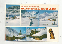 Cp,  73 ,  BONNEVAL SUR ARC ,multi Vues ,  Voyagée 1980 - Bonneval Sur Arc