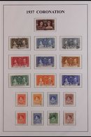 1937 CORONATION VERY FINE USED Complete Omnibus Collection From GB And The Br Empire (202 Stamps) For More Images, Pleas - Other & Unclassified