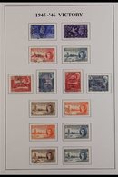 1945-26 VICTORY VERY FINE USED Complete Omnibus Issue For GB And The Br Empire (164 Stamps) For More Images, Please Visi - Altri & Non Classificati