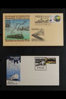 RAILWAYS ON STAMPS - AUSTRALIA AND PACIFIC A 1930's To 1990's Collection Featuring Railways With Stamps And Miniature Sh - Non Classés