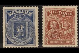 VICTORIA 1897 Jubilee And Hospital Charity Complete Set, SG 353/54, Superb Cds Used, Fresh. (2 Stamps) For More Images,  - Other & Unclassified