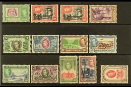 1938-47 Pictorials Complete Set Inc Both 2c Perforation Types, SG 150/61 & 151a, Very Fine Mint, Fresh. (13 Stamps) For  - Britisch-Honduras (...-1970)