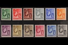 1938-47 CHALK PAPERS KGVI Definitive Complete Set, SG 110/21, Very Lightly Hinged Mint With Vibrant Colours. (12 Stamps) - Britse Maagdeneilanden