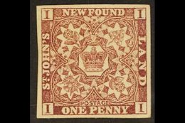 1857 1d Brown Purple, SG 1, Very Fine Mint Og. Large Margins All Round. For More Images, Please Visit Http://www.sandafa - Sonstige & Ohne Zuordnung