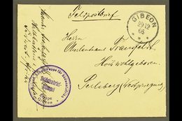 SOUTH WEST AFRICA 1905 (29 Dec) Stampless "Feldpostbrief" Cover To Germany Showing Very Fine "GIBEON" Cds Postmark, Plus - Andere & Zonder Classificatie