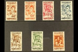 1931 (Jan) Christmas Charity - Paintings Complete Set (Michel 144/50, SG 143/49), Superb Cds Used, Very Fresh. (7 Stamps - Andere & Zonder Classificatie