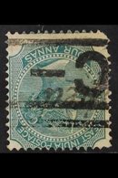 1866-78 4a Blue-green Die II With INVERTED WATERMARK Variety, SG 71w, Used, Small Faults, Cat £475. For More Images, Ple - Autres & Non Classés