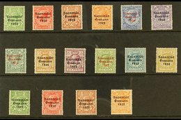 1922-23 IRISH FREE STATE OVERPRINTS Fine Fresh Mint Collection Comprising Thom Set To 1s (SG 52/63), Plus Harrison Set ( - Other & Unclassified