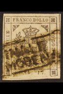 MODENA 1859 15c Brown (Sassone 13, SG 19), Used With Slightly Smudged Boxed "Finale Di Modena" Postmark, Four Large Marg - Unclassified