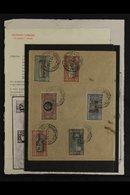 1923 Manzoni Set, Sass S29, Complete Used On Cover, Cancelled With Milano 28. 1. 24 Cds Cancels (last Day Of Validity).  - Non Classificati