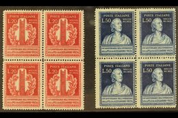 1949 Volta's Discovery Of The Electric Cell Perf 14 Complete Set (Sassone 611/12, SG 737/38), Fine Mint (the Lower Stamp - Unclassified