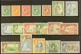 1938-52 Definitive Set, SG 121/33a, Never Hinged Mint (18 Stamps) For More Images, Please Visit Http://www.sandafayre.co - Giamaica (...-1961)