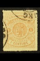 1865-71 1c Red-brown, Rouletted, SG 16, Fine Used. For More Images, Please Visit Http://www.sandafayre.com/itemdetails.a - Other & Unclassified