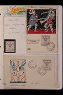 SPORT TOPICAL COLLECTION 1952-1992 Very Fine Collection On Album Pages. Chiefly Never Hinged Mint Stamps, Plus Covers (m - Other & Unclassified