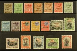 1928 "POSTAGE AND REVENUE" Overprints Complete Definitive Set, SG 174/192, Fine Mint. (19 Stamps) For More Images, Pleas - Malte (...-1964)