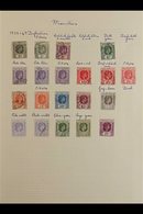 1937-52 KGVI COLLECTION An Interesting Mint & Used Collection Presented On Album Pages That Often Includes Issues Both M - Mauricio (...-1967)