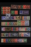 TANGIER 1936-1956 FINE MINT Collection. Includes 1944 ½d & 1d, 1948 Wedding, 1949 Definitive Set, 1955 Castles Set NHM,  - Other & Unclassified