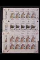 2007 Surcharges Complete Set In Sheetlets Of Ten, SG 1081/9, Never Hinged Mint (9 Sheetlets). For More Images, Please Vi - Namibie (1990- ...)