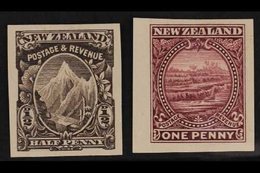 1900 PLATE PROOFS ½d Chocolate & 1d Lake Imperforate Proofs, As SG 273/4, Very Fine Without Gum (2 Proofs). For More Ima - Otros & Sin Clasificación