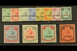 1913 - 21 Geo V Set , Wmk MCA, Complete, Overprinted "Specimen", SG 83s/98s, Very Fine Mint, Large Part Og, Traces Of  P - Nyasaland (1907-1953)