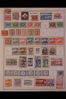 1870's - 1980's ALL DIFFERENT COLLECTION. A Most Useful, ALL DIFFERENT Mint & Used Collection, Presented On Printed Page - Autres & Non Classés