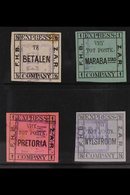 TRANSVAAL 1886 BAKKER EXPRESS Complete Set Used With The Oblong Violet Waterberg Or Marabastad Cancellations, The ½d On  - Zonder Classificatie
