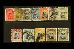1924 Admiral 1d To 2s6d, SG 2/13, Cds Used, 8d With Hinge Thin. (12) For More Images, Please Visit Http://www.sandafayre - Rhodesia Del Sud (...-1964)