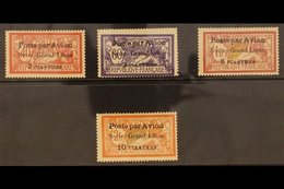 1923 Syria- Grand Liban Airmail Set Complete, Variety "3¾ Mm Spacing", SG 114/7a, Very Fine Mint. (4 Stamps) For More Im - Siria