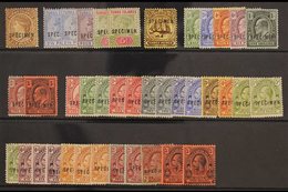 1887 - 1926 SPECIMEN SELECTION Fresh Mint Selection With 1887 6d Yellow Brown, 1889 2½d Blue, 1893 4d And 5d, Ed VII Val - Turks & Caicos