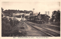 78-HARDRICOURT- VUE PRISE DE LA GARE - Hardricourt